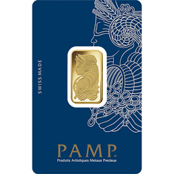 Pre-Owned PAMP Suisse Fortuna 10g Gold Bar - Certificated