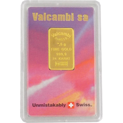 Pre-Owned Valcambi SA 2.5g Gold Bar