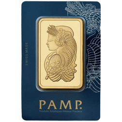 Pre-Owned PAMP Suisse Fortuna 5 Tola Gold Bar