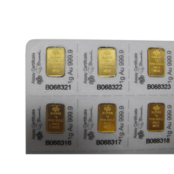 Pre-Owned PAMP Suisse 25x 1g Multigram Gold Bar