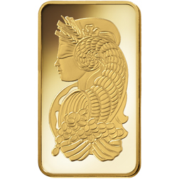 Pre-Owned PAMP Suisse Fortuna 100g Gold Bar