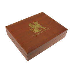 Pre-Owned UK Queen's Beasts 1oz Gold Coin Full Collection in Wooden Presentation Box (10 Coins)