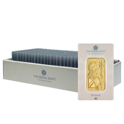 The Royal Mint Britannia 1oz Gold Bar - 25 Bar Bundle