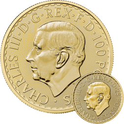 2023 UK King Charles III Britannia 1oz & 1/10oz Gold Coin Collection