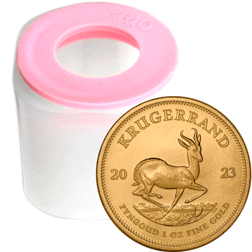 2023 South African Krugerrand 1oz Gold Coin - Full Tube of 10 Coins