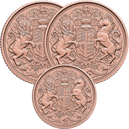 2022 UK Memorial 2x Full Sovereign & 1x Half Sovereign Gold Coin Collection