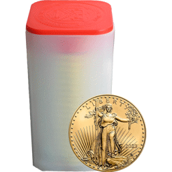 2023 USA Eagle 1oz Gold Coin  - Full Tube of 10 Coins