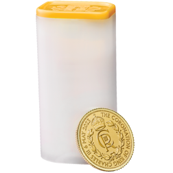 2023 UK King Charles III Coronation 1/10oz Gold Coin - Full Tube of 25