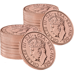 2023 UK Coronation Half Sovereign Gold Coin 20 Coin Bullion Bundle