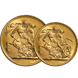 Pre-Owned Full & Half Sovereign Gold Coin Collection - Mixed Dates
