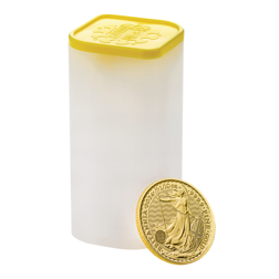 2024 UK Britannia 1/10oz Gold Coin - Full Tube of 25 Coins
