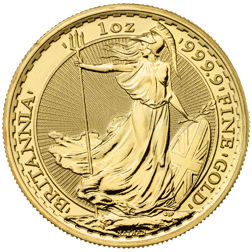 Pre-Owned UK Queen Elizabeth II Britannia 1oz Gold Coin (2014 - 2023) - Mini Box of 30 Coins