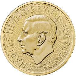 2026 UK Britannia 1oz Gold Coin - Full Tube of 10 Coins