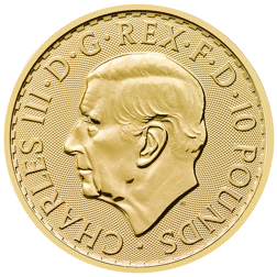 2026 UK Britannia 1/10oz Gold Coin - Full Tube of 25 Coins