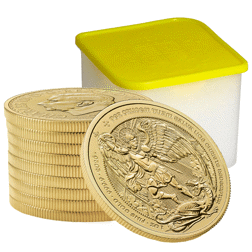 2026 UK The Angel 1oz Gold Coin - Full Tube of 10 Coins