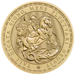 2026 UK St George and the Dragon 1oz Gold Coin - Monster Box of 100 Coins
