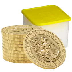 2026 UK St George and the Dragon 1oz Gold Coin - Full Tube of 10 Coins*
