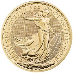 2027 UK Britannia 40th Anniversary 1oz Gold Coin - Monster Box of 100 Coins