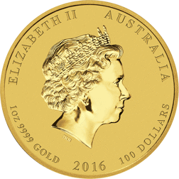 Sell Pre-Owned 2016 Australian Lunar Monkey 1oz Gold Coin