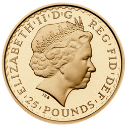 Pre-Owned 2004 UK Britannia 1/4oz Proof Gold Coin