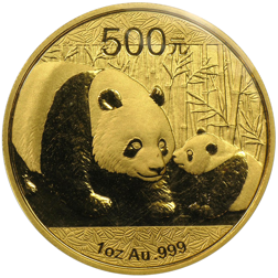 Pre-Owned 2011 Chinese Panda 1oz Gold Coin