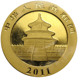Pre-Owned 2011 Chinese Panda 1oz Gold Coin