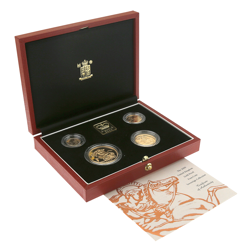 Pre-Owned 2000 UK Proof Gold Sovereign 4 Coin Set