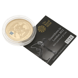 Pre-Owned 2010 'Countdown to London 2012' £5 Gold Proof Design Coin