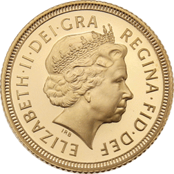 Pre-Owned 1999 UK Proof Design Half Sovereign Gold Coin