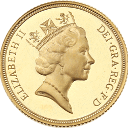 Pre-Owned 1997 UK Full Sovereign Proof Gold Coin