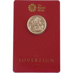 Pre-Owned 2015 UK Full Sovereign Gold Coin - Carded