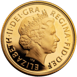 Pre-Owned 2003 UK Full Sovereign Proof Design Gold Coin