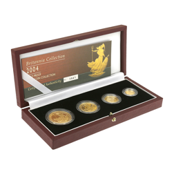 Pre-Owned 2004 Britannia Gold Proof Four-Coin Collection