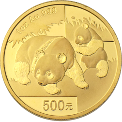 Pre-Owned 2008 Chinese Panda 1oz Gold Coin