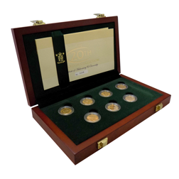 Pre-Owned UK Sovereign 20th Century Gold 7-Coin Collection