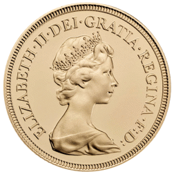 Pre-Owned 1979 UK Elizabeth ll Full Sovereign Proof Gold Coin