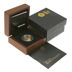 Pre-Owned 2013 UK Proof Half Sovereign Gold Coin
