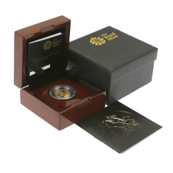 Pre-Owned 2014 UK Proof Half Sovereign Gold Coin