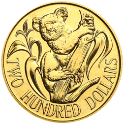 Pre-Owned 1980 Australian Koala $200 Proof Gold Coin