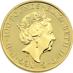 Pre-Owned 2018 UK Queen's Beasts The Unicorn 1oz Gold Coin