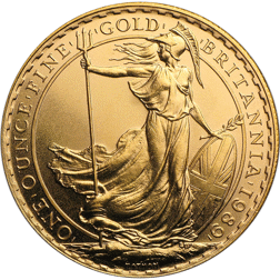 Pre-Owned 1989 UK Britannia 1oz Gold Coin