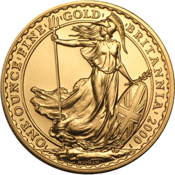 Pre-Owned 2000 UK Britannia 1oz Gold Coin