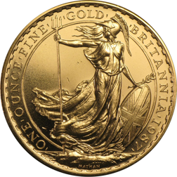 Pre-Owned 1987 UK Britannia 1oz Gold Coin