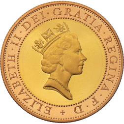 Pre-Owned 1997 UK Proof Design £2 Gold Coin