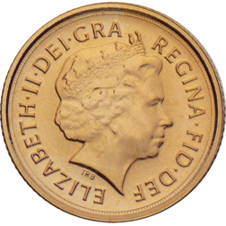 Pre-Owned 2009 UK Quarter Sovereign Gold Coin