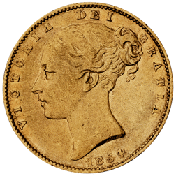 Pre-Owned 1864 London Mint DN.75 Victorian 