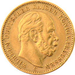 Pre-Owned 1873 König V 20 Mark Gold Coin