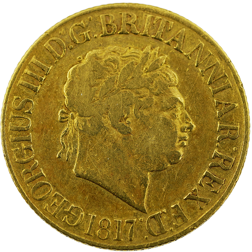 Pre-Owned 1817 George III Full Sovereign Gold Coin