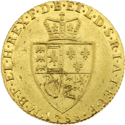 Pre-Owned 1788 UK George III Spade Guinea Gold Coin