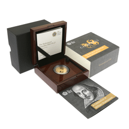 Pre-Owned 2016 UK The Shakespeare Comedies £2 Gold Proof Coin